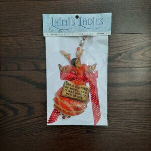 Laini's Ladies Adornments for the Home: Books Angel Ornament